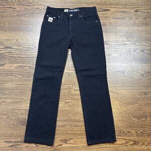 Cruel Girl Jeans Juniors 7 Black Low Rise Slim Straight Western Denim 29x33.5